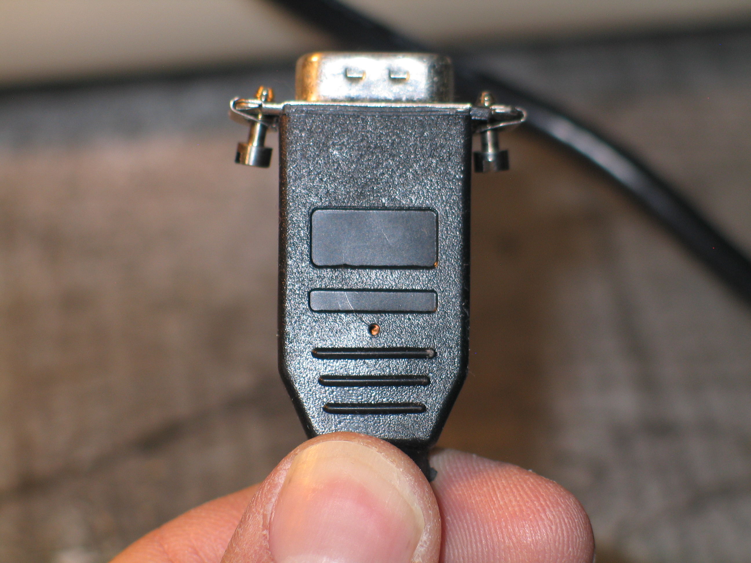Other side of MDA connector